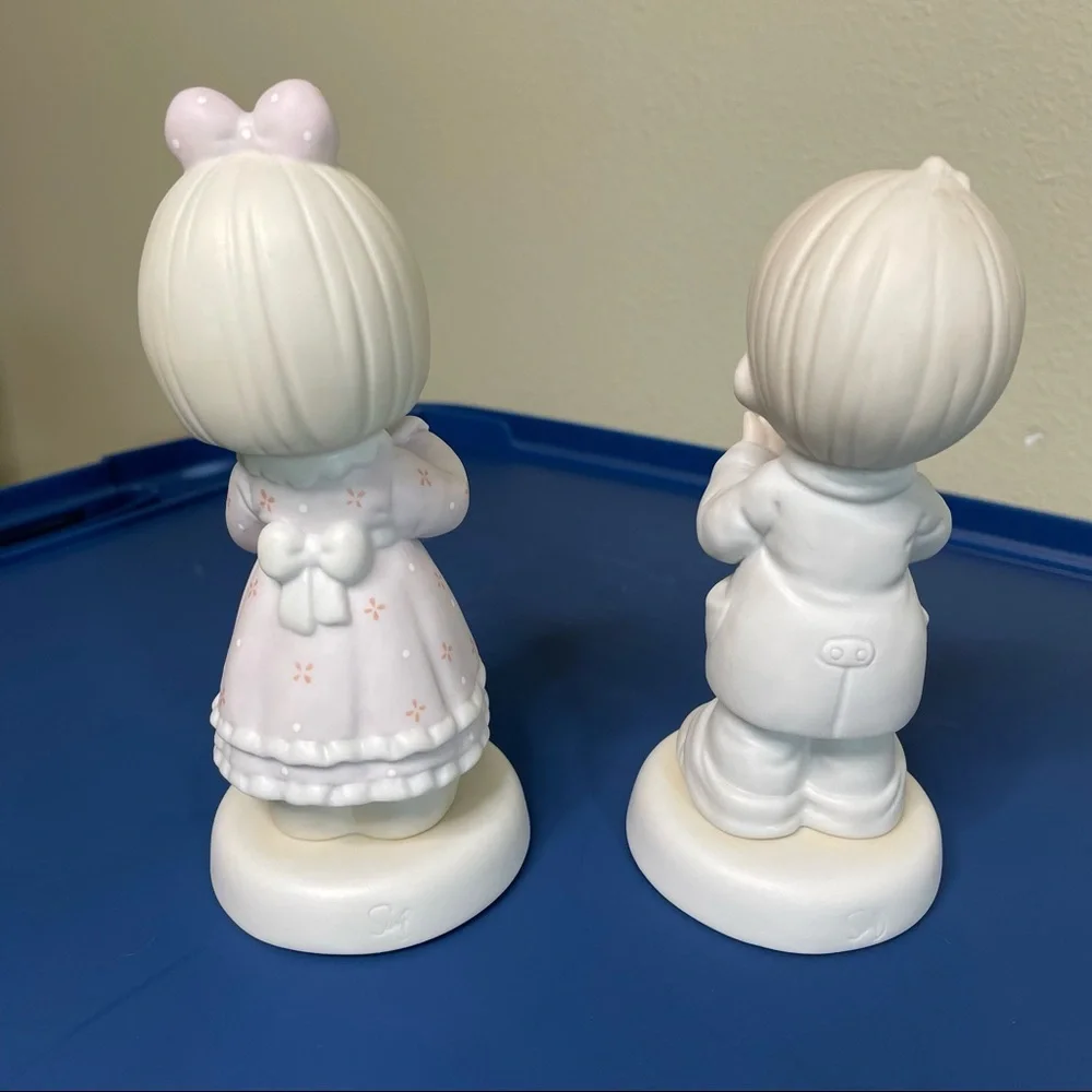 Precious Moments Bride and Groom Figurines